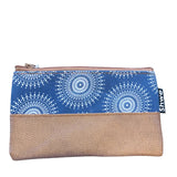 Shwe Fabric & Leather Clutch Bag