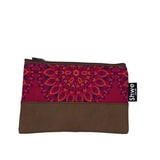 Shwe Fabric & Leather Clutch Bag