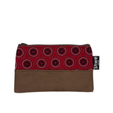 Shwe Fabric & Leather Clutch Bag