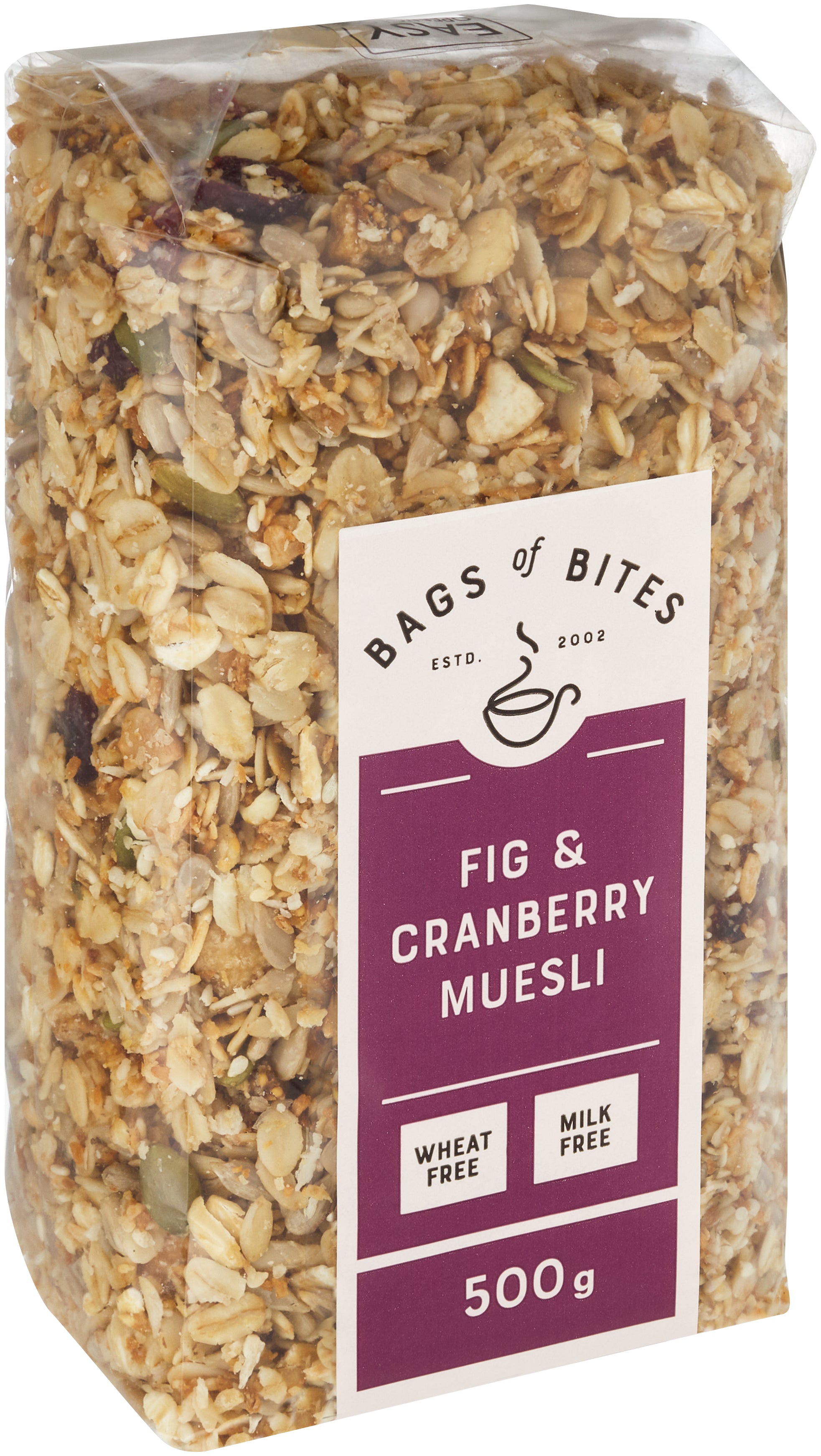 Bags of Bites Fig & Cranberry Muesli