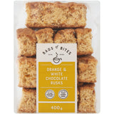Orange & White Chocolate Rusks