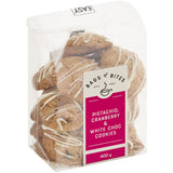 Pistachio, Cranberry & White Choc Cookies