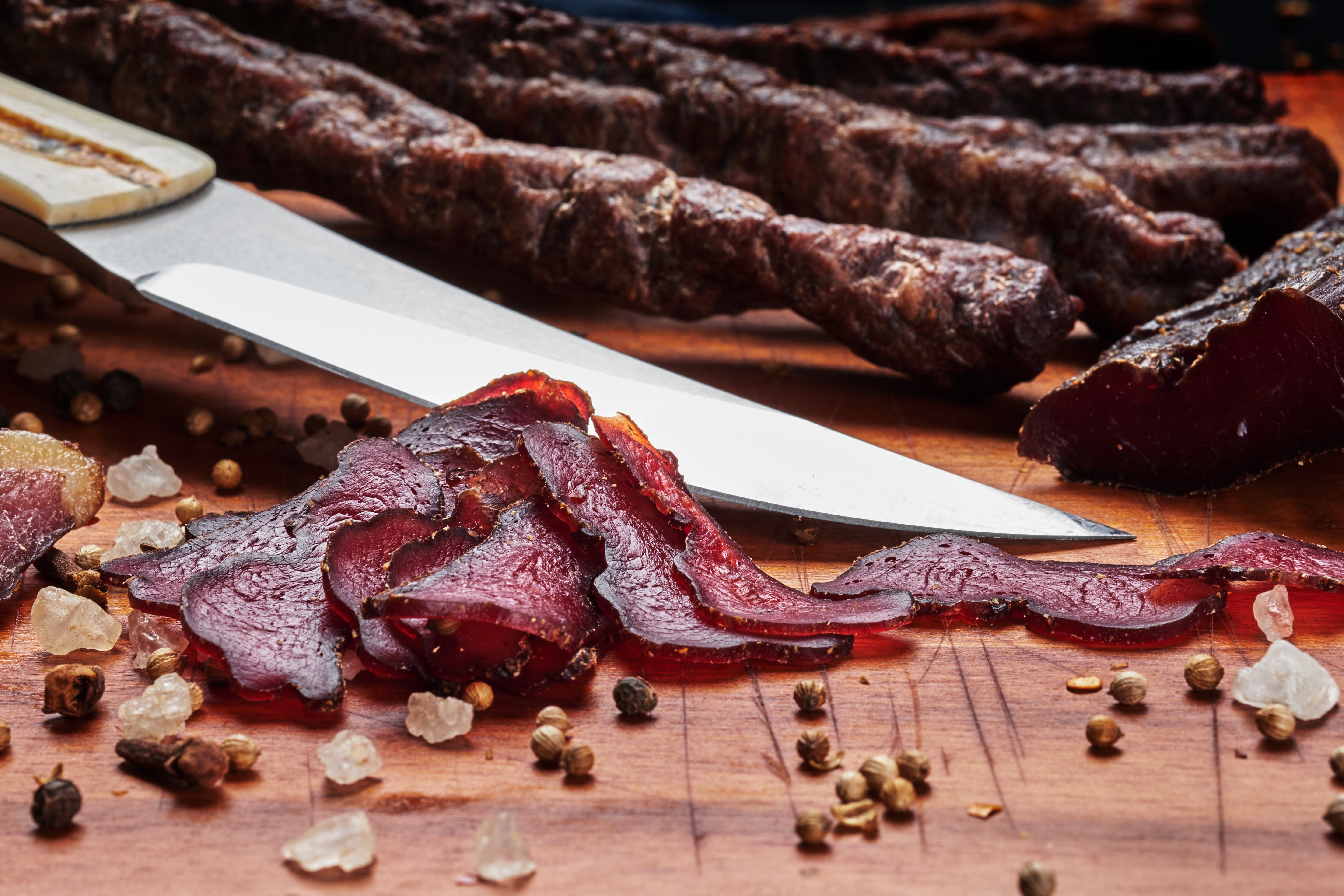 Bags of Bites Springbok Biltong Sliced