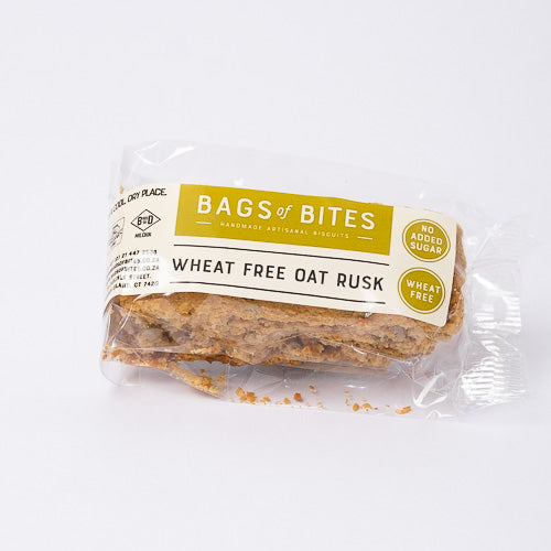 Bags of Bites Oat & Buckwheat Rusk Individually Wrapped