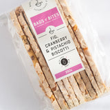 Bags of Bites Fig, Cranberry & Pistachio Biscotti - Large