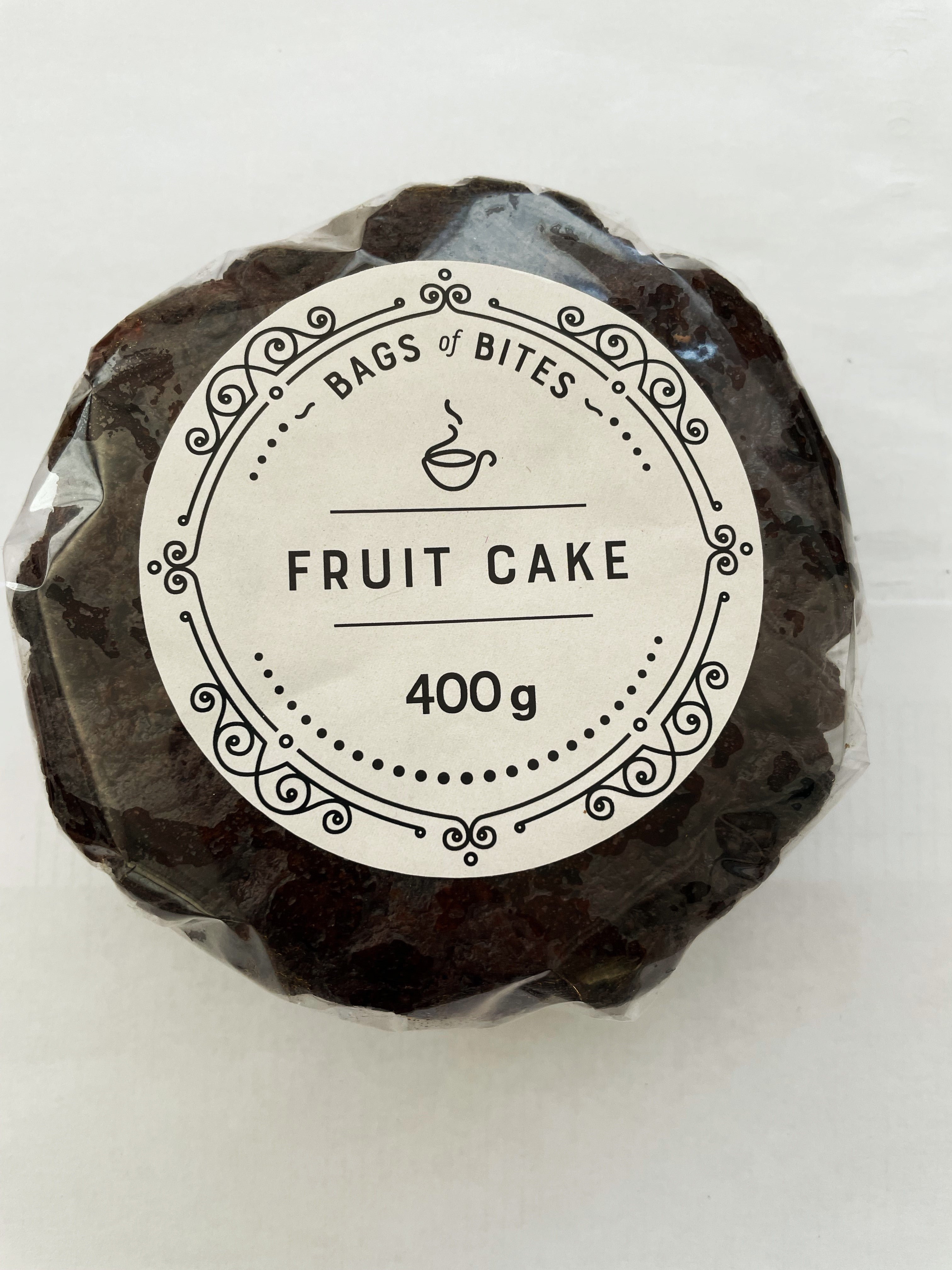 Bags of Bites Round Fruit Cake